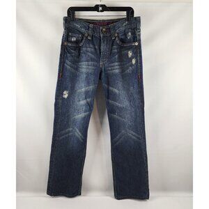 Archaic Affliction Denim Jeans Mens 31x32 Blue Distress Y2K Grundge